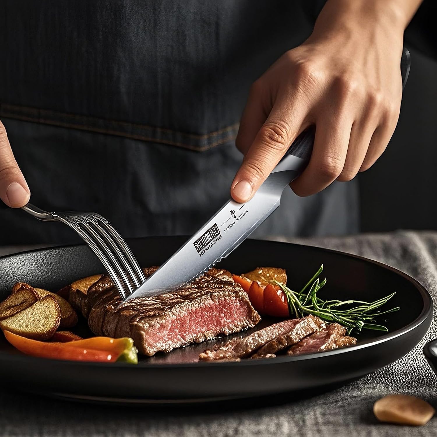 Thumbnail 6 de HOSHANHO Steak Knife Set 4.5-Inch