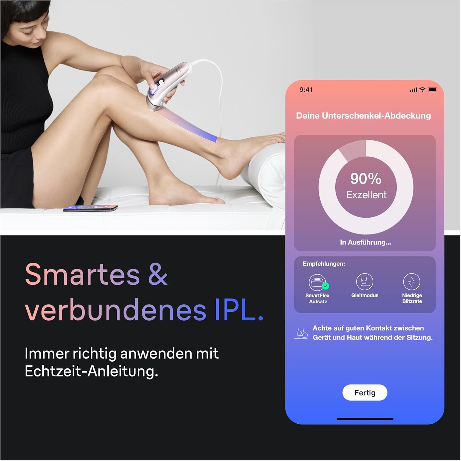 Thumbnail 2 de Braun Smart IPL Geräte Haarentfernung Skin i·expert 7 – Professionelle Dauerhafte Laser Haarentfernung für Zuhause
