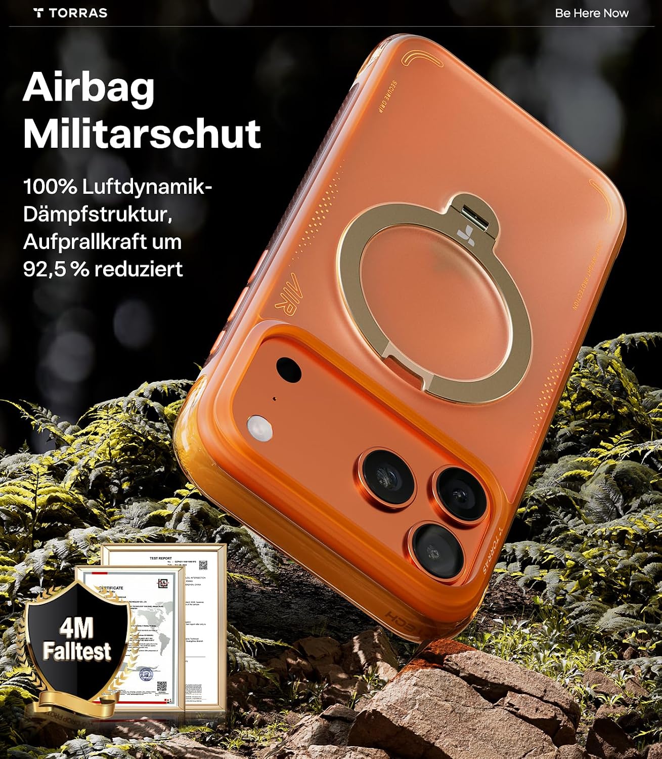 Thumbnail 2 de TORRAS Ostand Q3 Air iPhone 17 Pro Max Hülle 360° Schutz