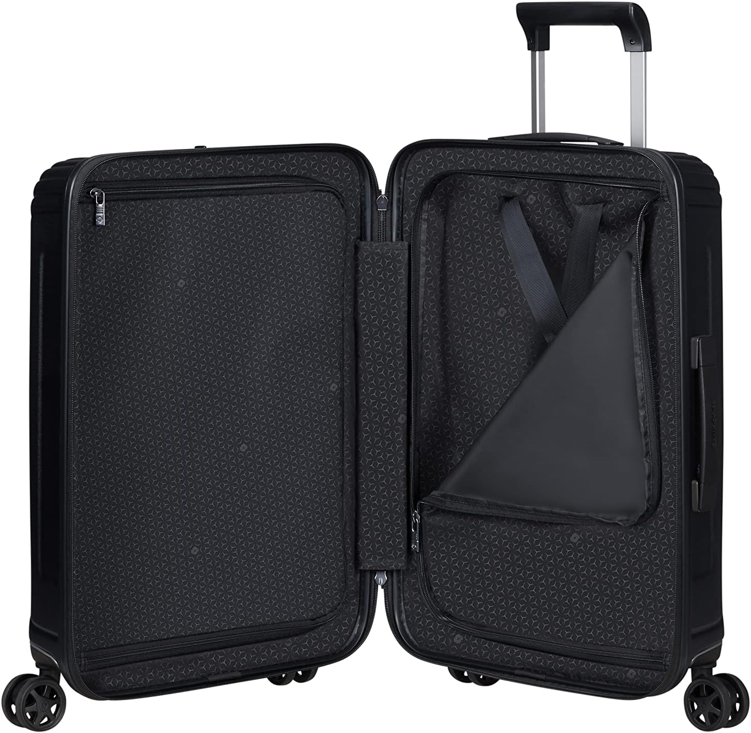 Detalle de Samsonite Neopulse Spinner S: Hand Luggage, 55 cm, 55 L, Grey (Matt Graphite)