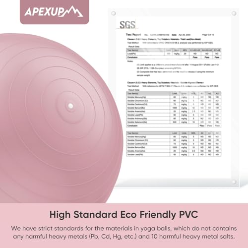 Thumbnail 5 de APEXUP Yoga Ball 65 cm Stability Exercise Ball 🧘♀