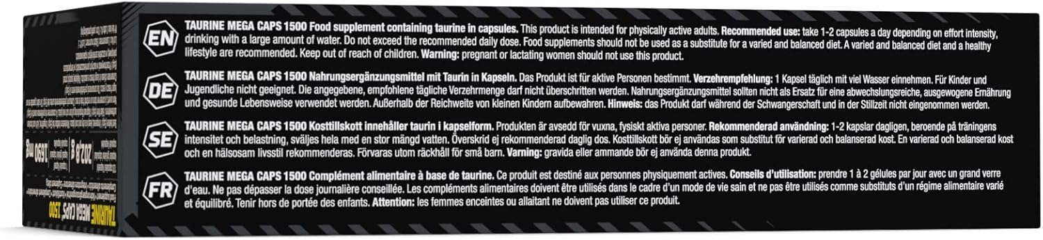 Thumbnail 5 de Olimp Taurine Mega Caps 🧪 - 120 Cápsulas