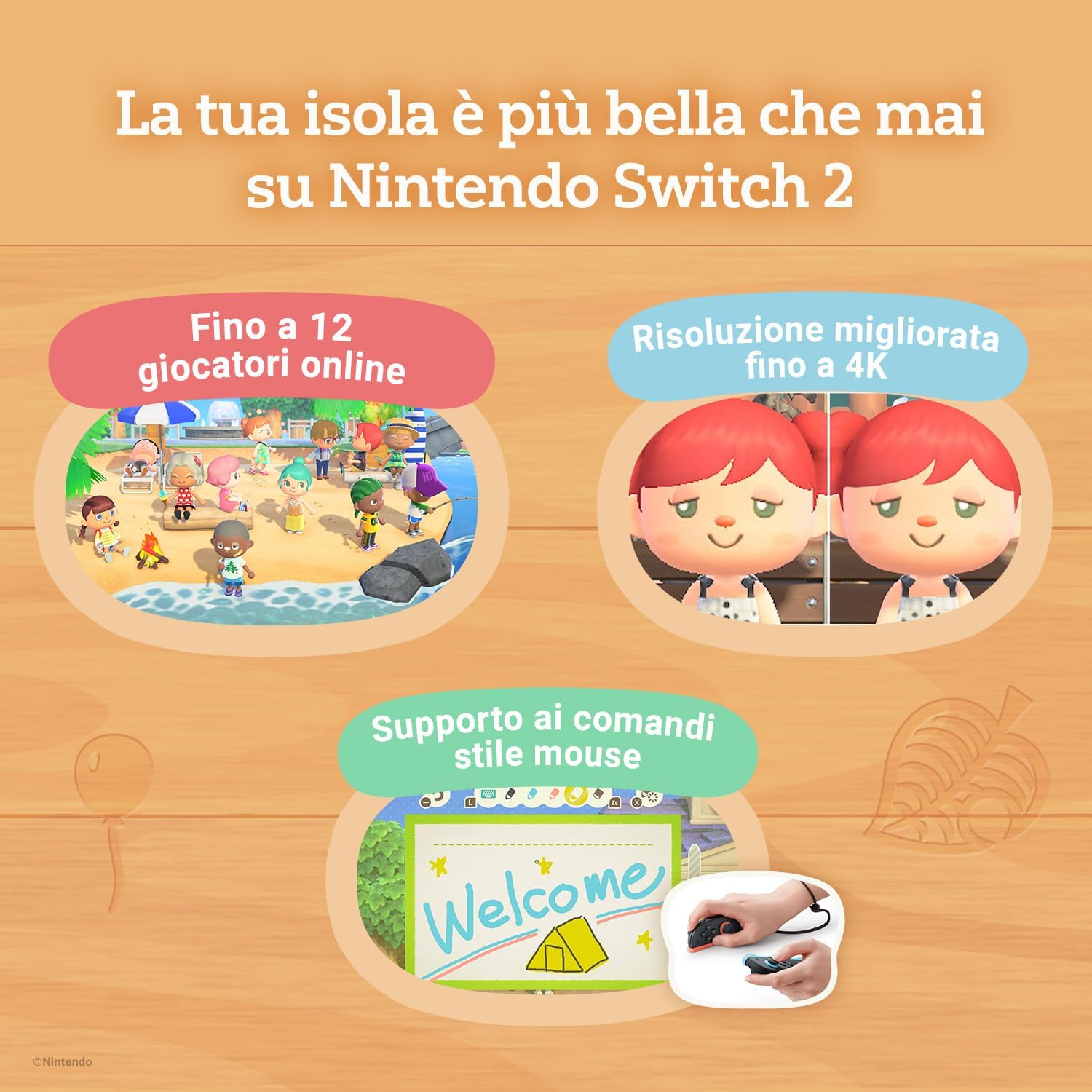 Detalle 2 de Animal Crossing: New Horizons – Nintendo Switch 2 Edition (Ed. Italiana)