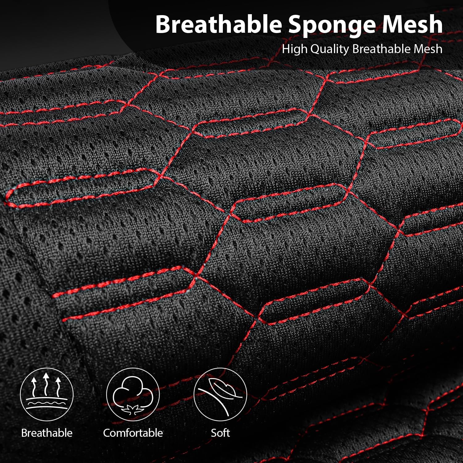 Thumbnail 6 de CAR PASS 3D Foam Mesh Leather Front Seat Covers
