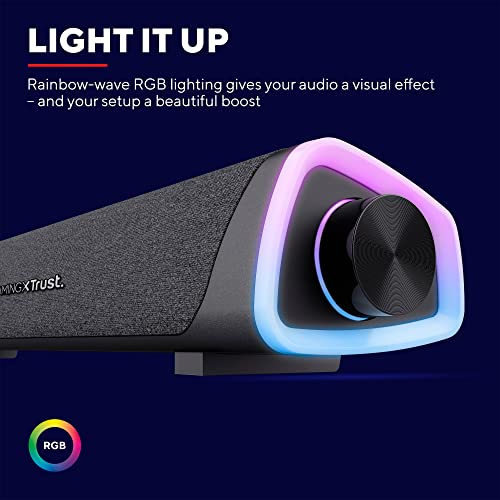 Thumbnail 2 de GXTrust Axon Soundbar Illuminata RGB 12W: compatta, estilo e audio focalizzato al gaming