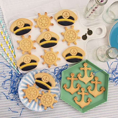 Detalle de Bakerlogy lot de 3 emporte-pièces nautiques pour biscuits et pâte à sucre