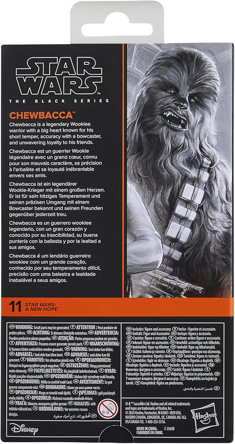 Thumbnail 5 de Star Wars The Black Series Chewbacca – 15 cm Sammelfigur von Hasbro
