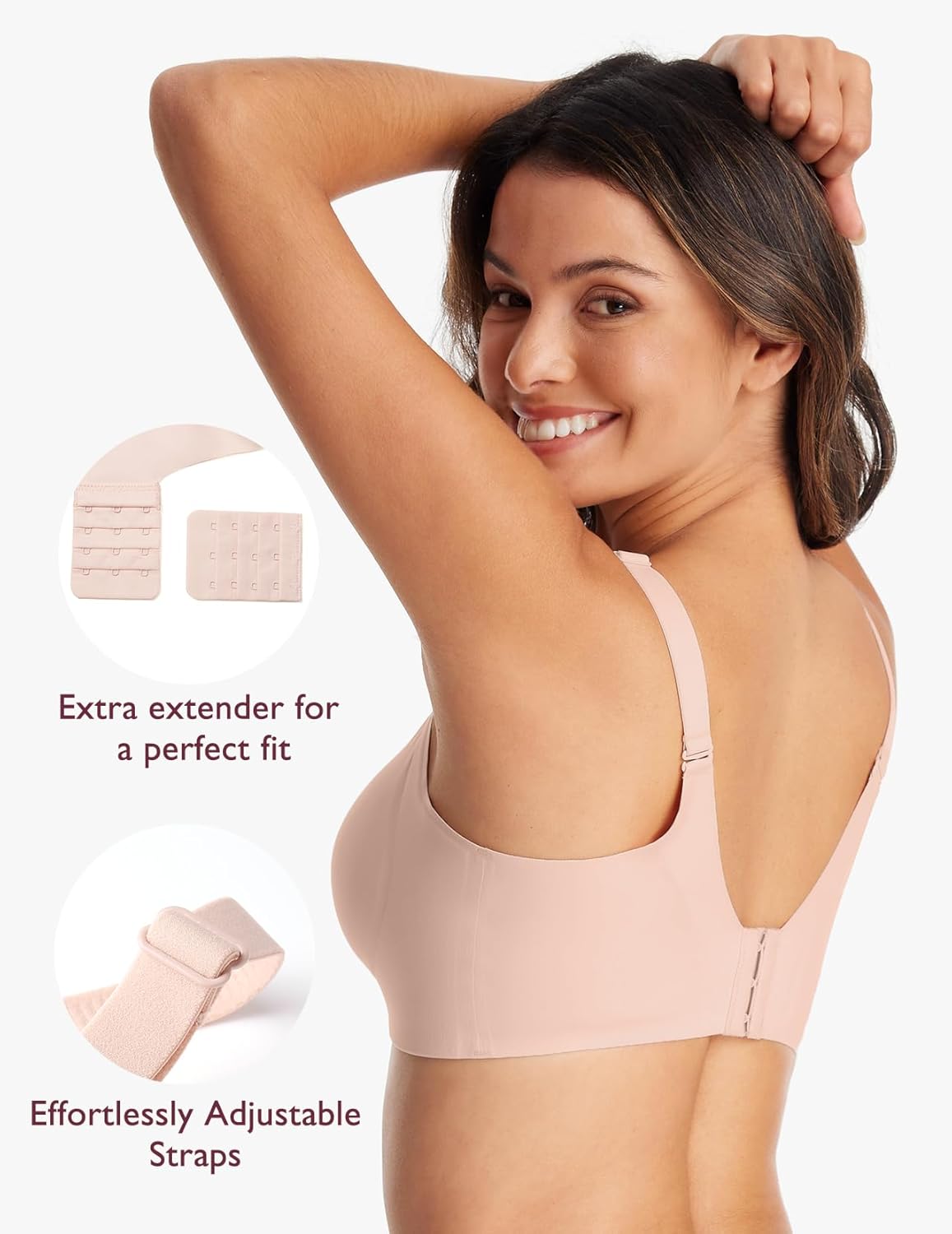 Thumbnail 4 de Momcozy YN21 Seamless Nursing Bra for Breastfeeding & Pregnancy Sleep (Natural Shape)