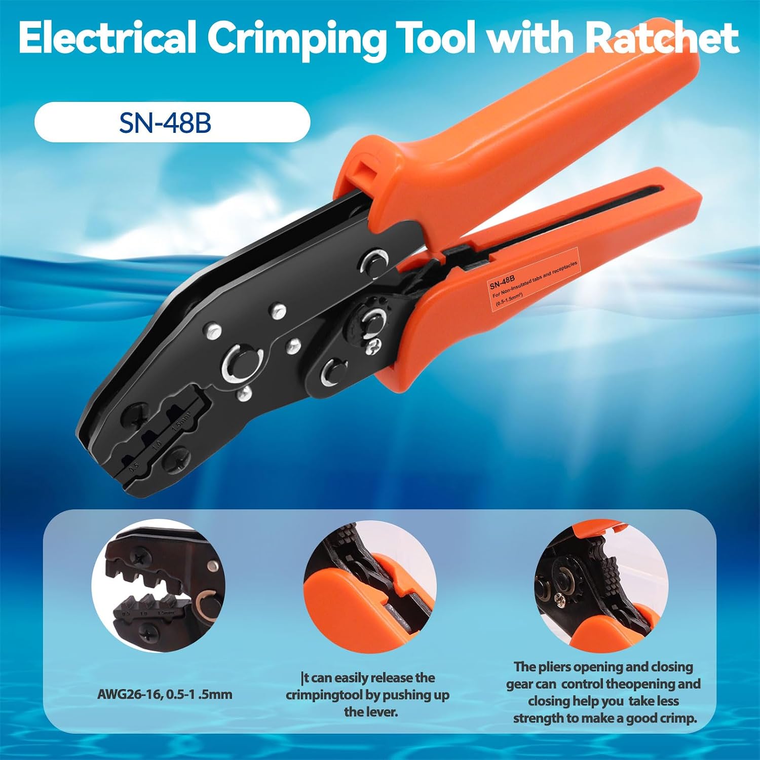 Detalle de Waterproof Electrical Connector Kit, 22–16 AWG
