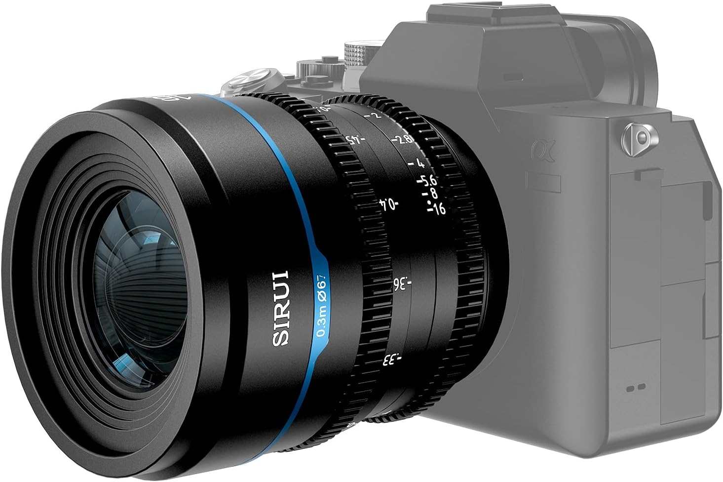 Detalle 2 de Sirui MS16E 16mm T1.2 obiettivo cine grandangolare