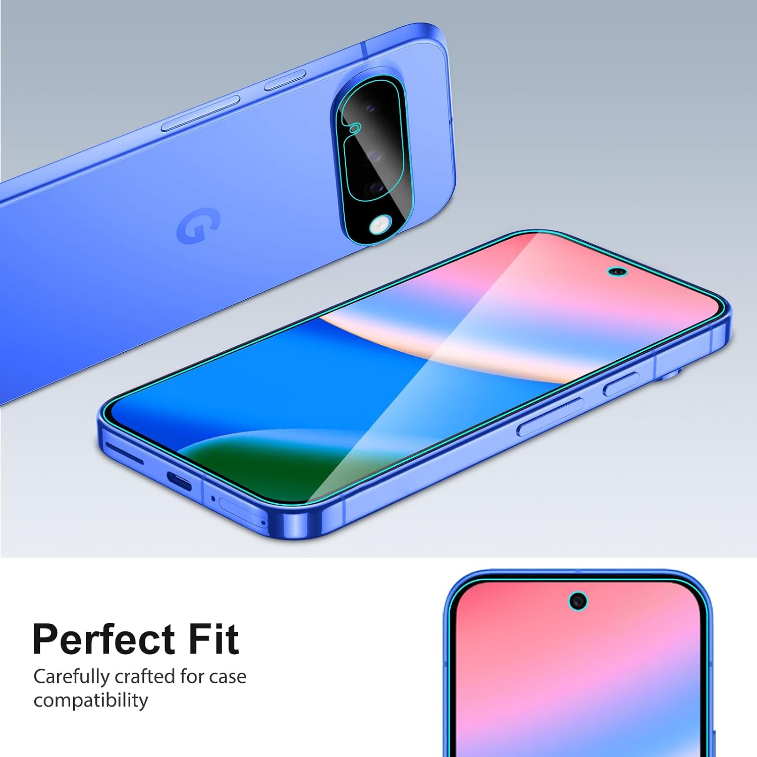 Thumbnail 3 de SPARIN 3+2 Stück Panzer Schutz Glas für Google Pixel 10 – HD-Klar, 9H, Montagehilfe und Kamera-Schutzpaket