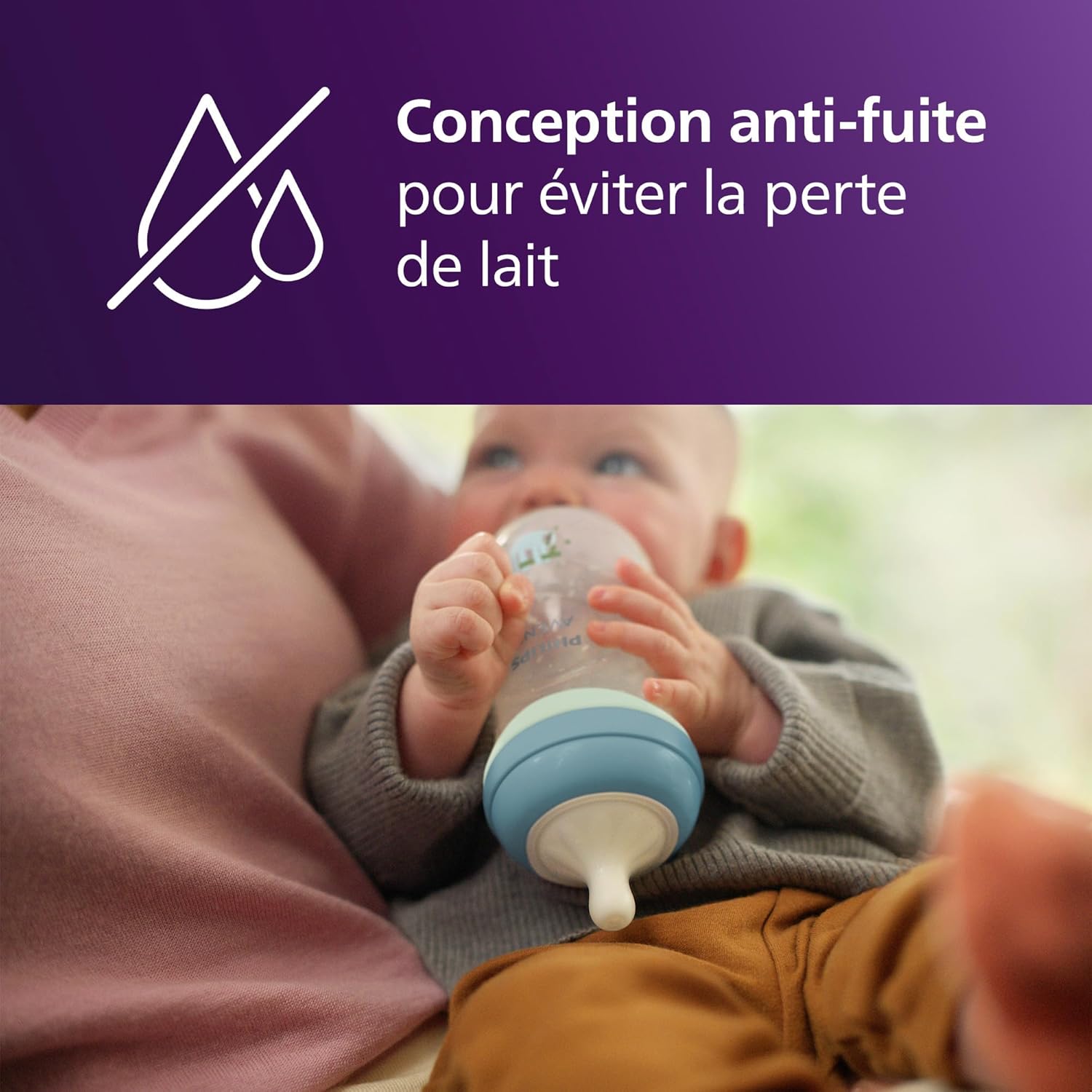 Thumbnail 4 de Philips Avent Natural Response Pack nuit SCD838/17 – biberon 260 ml avec tétine débit moyen (3)