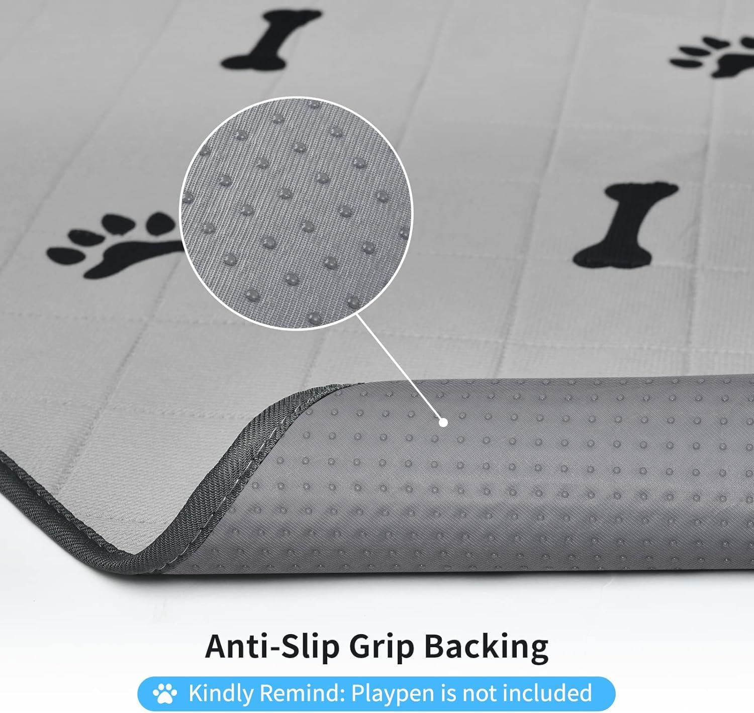 Detalle de Washable Dog Pads 50x70cm 2-Pack puppy training mats