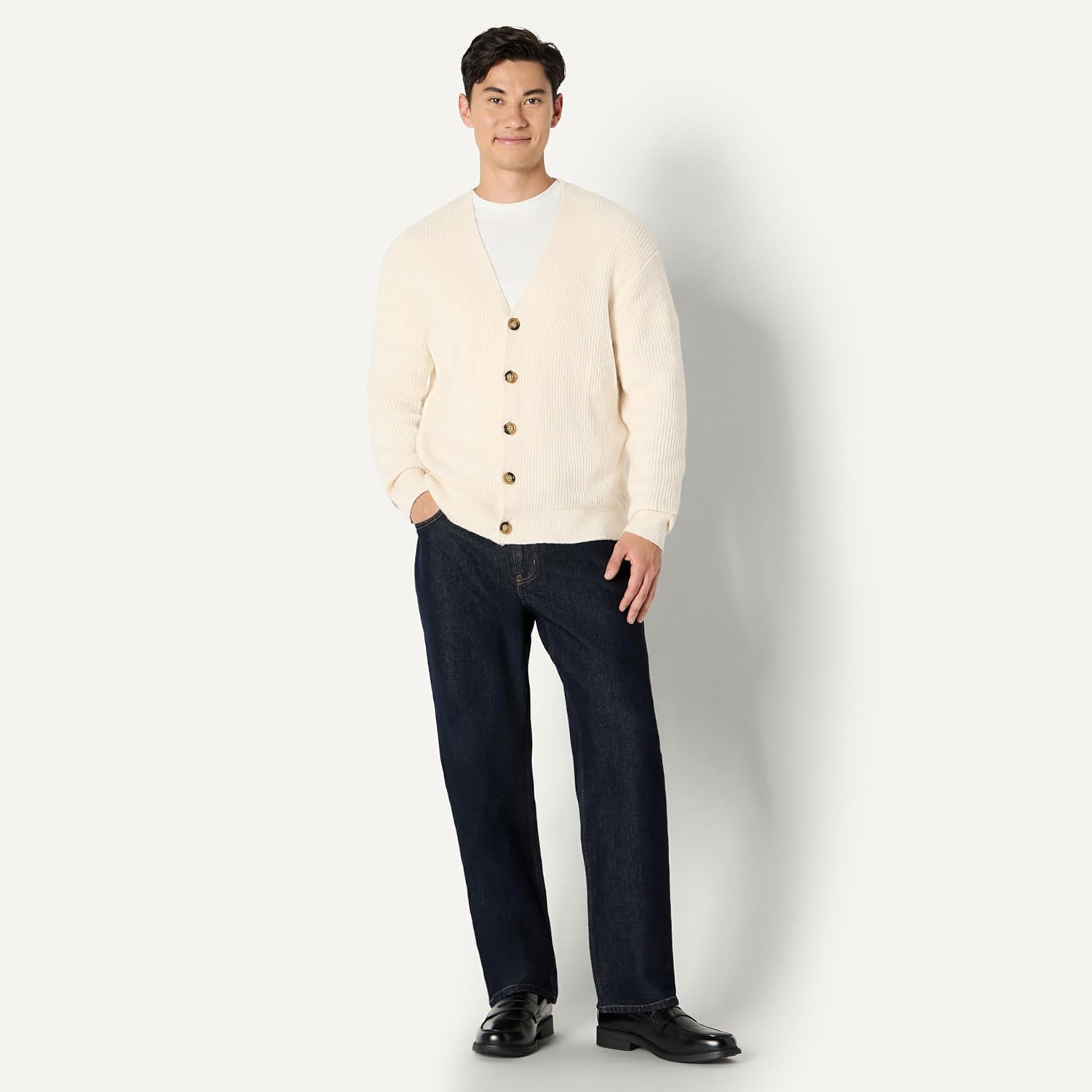 Thumbnail 4 de Amazon Essentials Relaxed-Fit Cotton Blend Cardigan