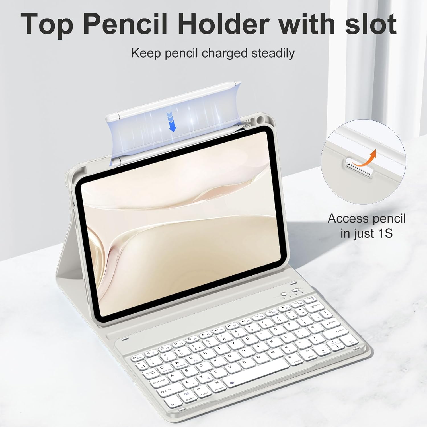 Thumbnail 5 de drivego Keyboard Case for iPad A16 11th/10th Gen 10.9" UK layout ⌨