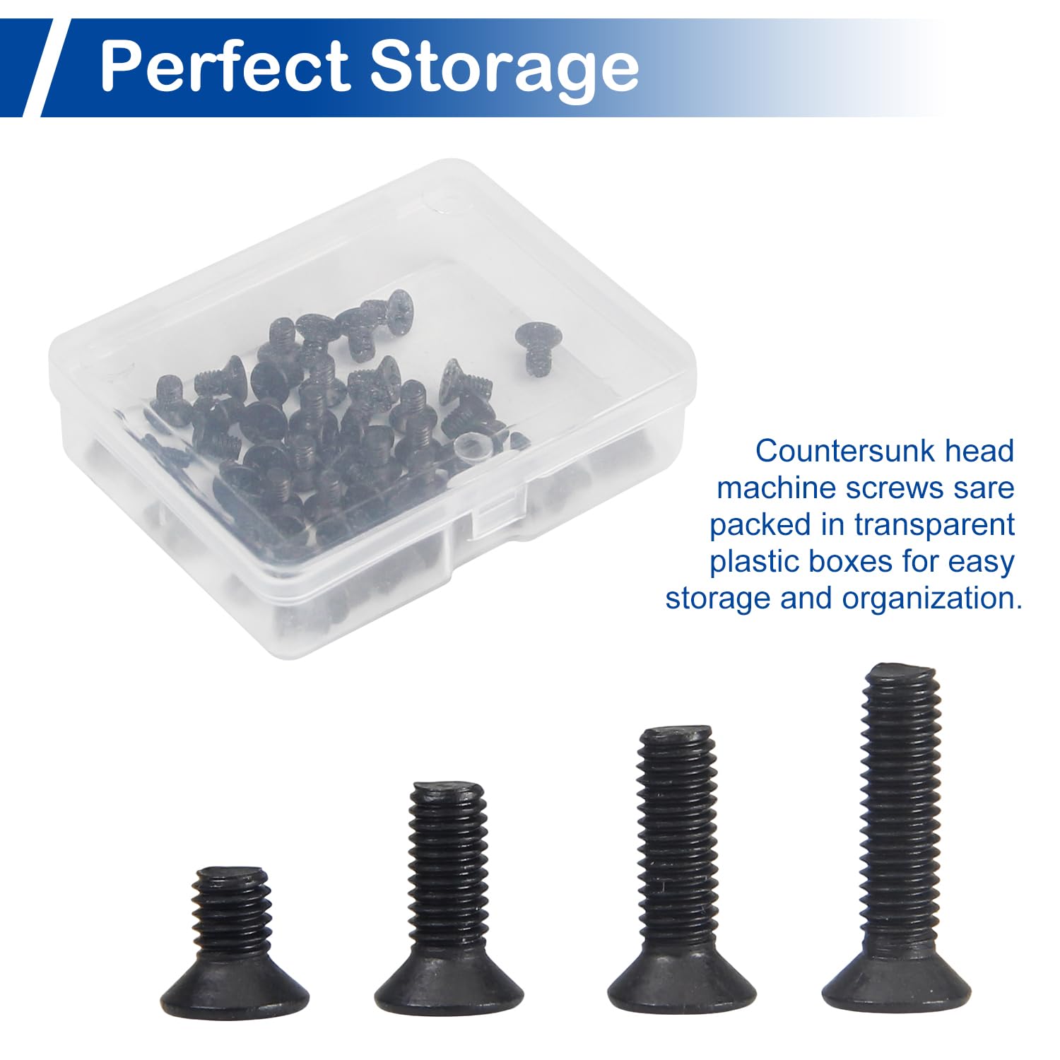 Detalle 2 de MroMax Countersunk Machine Screws M6 x 12mm