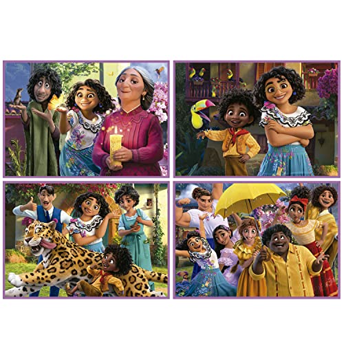 Detalle de Educa - Multi 4 Encanto 🧩 Set de 4 puzzles infantiles de 50 a 150 piezas