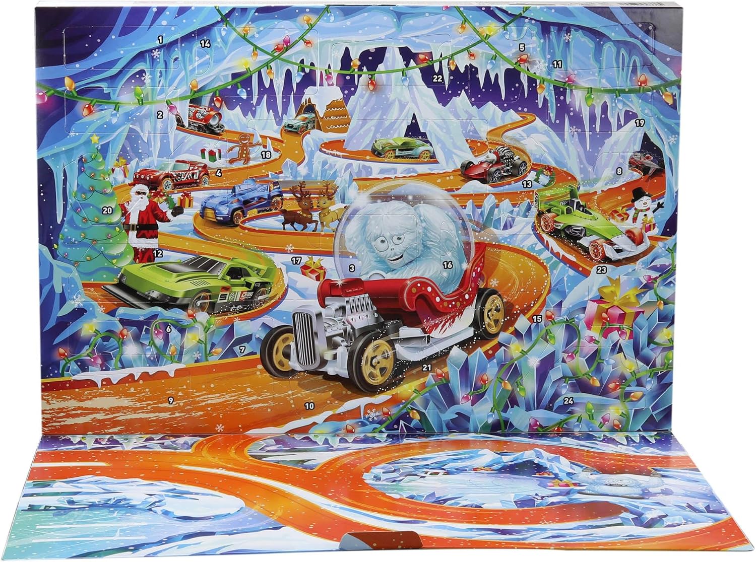 Thumbnail 2 de Hot Wheels Calendrier de l’Avent 2026 – une déco festive et des surprises à portée de porte