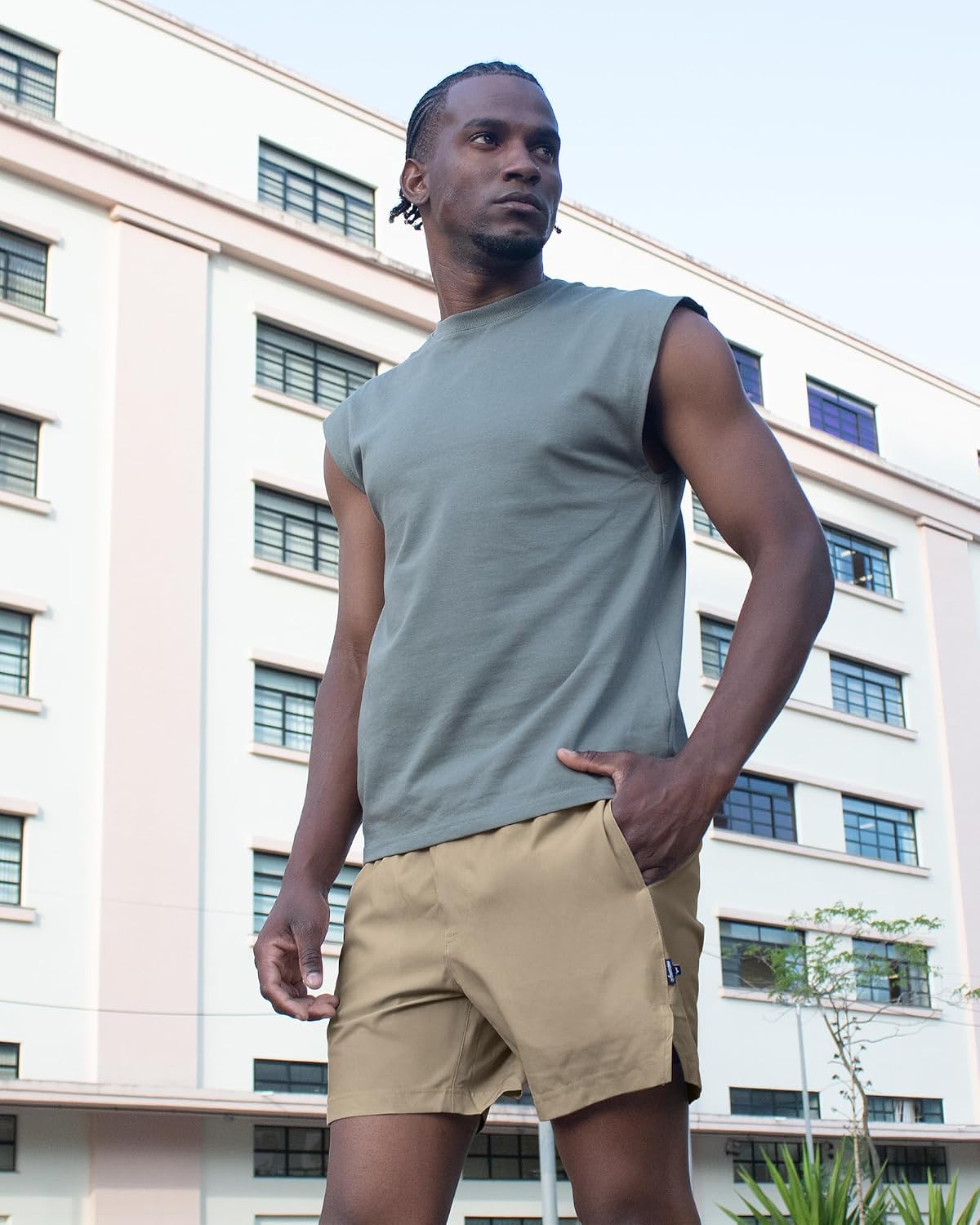 Detalle 2 de maamgic Mens 5" Running Shorts