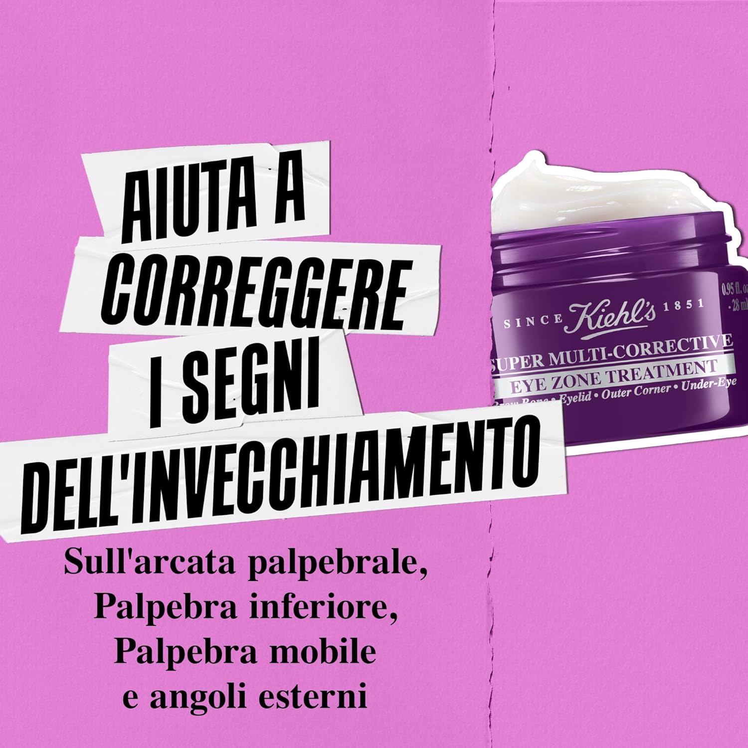 Detalle de KIEHL'S Super Multi-Corrective Crema Contorno Occhi 14 ml – Effetto lifting per tutti i tipi di pelle