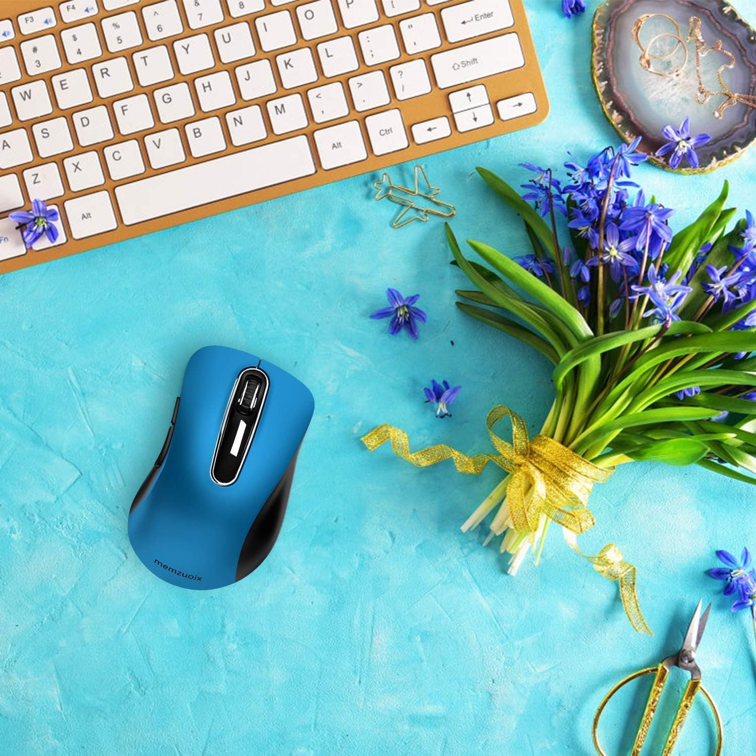 Thumbnail 6 de memzuoix 2.4G Portable Wireless Mouse 1400 DPI