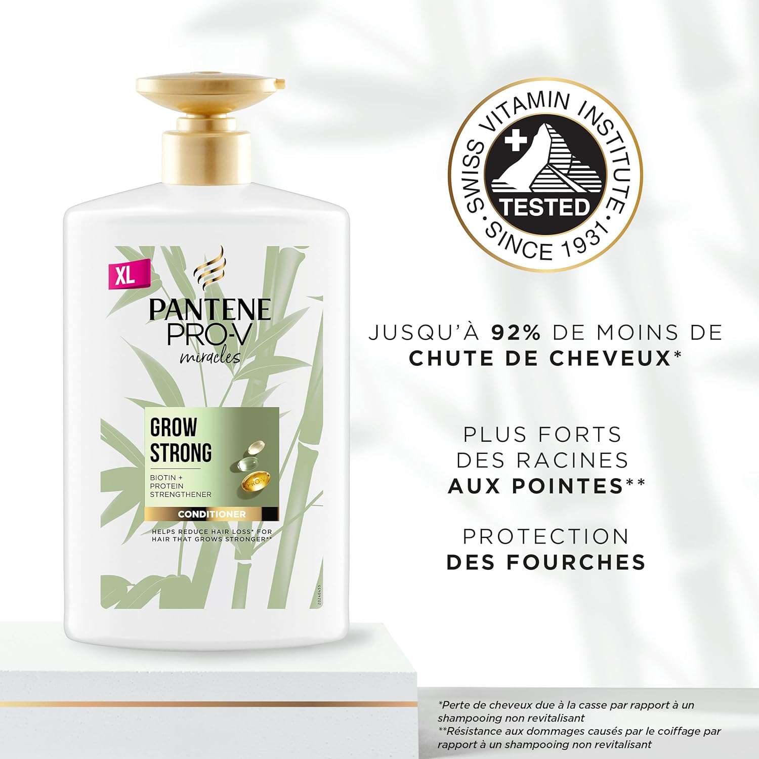 Detalle 2 de Pantene Après-shampoing Biotine Grow Strong 1 L