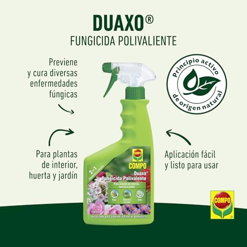 Detalle de COMPO Duaxo Fungicida Polivalente 750 ml para plantas de interior y exterior