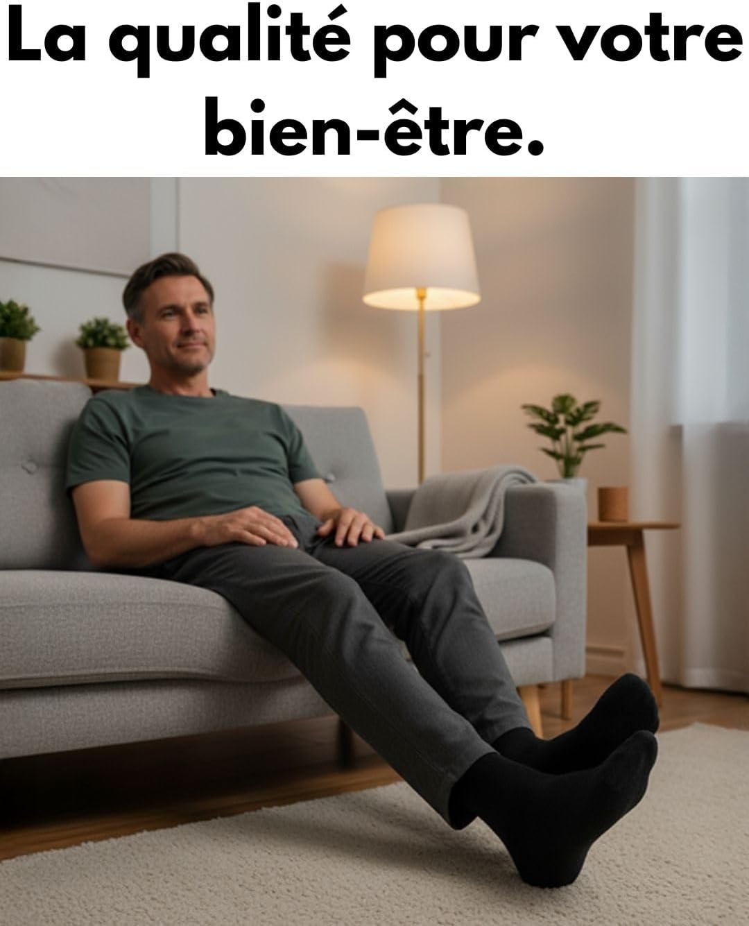 Thumbnail 4 de Lot de 10 paires de chaussettes diabétiques sockenkauf24 (coton, sans couture, sans élastique serrant)