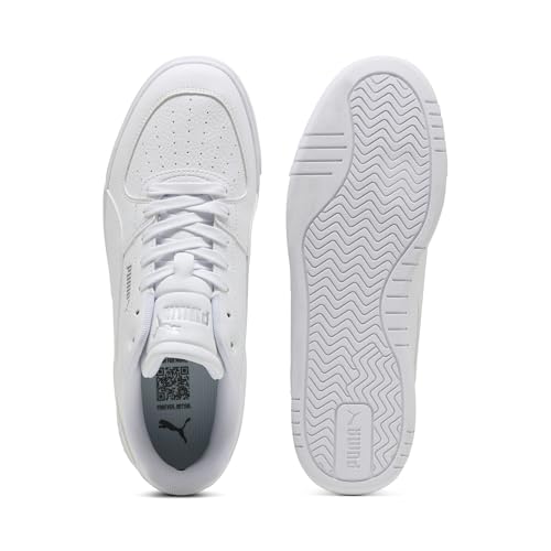 Detalle de PUMA Sneakers Caven III Unisex – White Silver Black Metallic