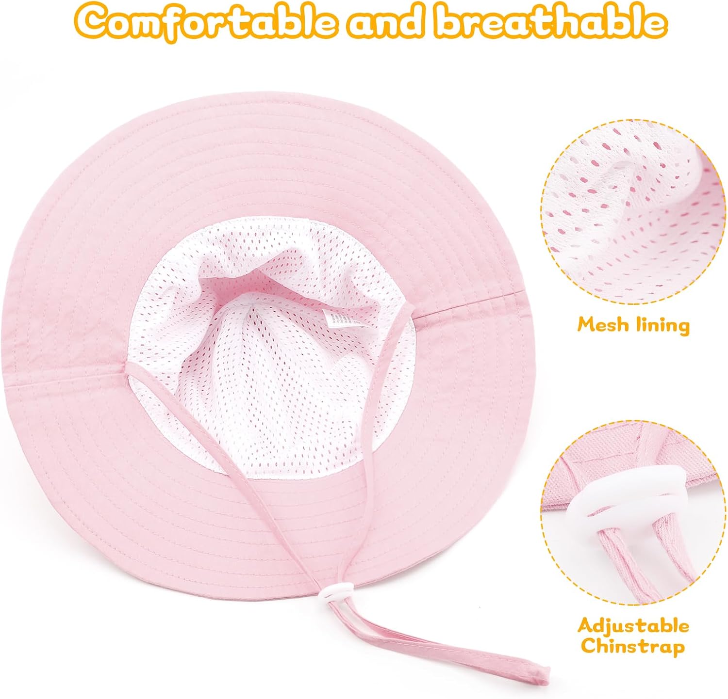 Thumbnail 6 de DRESHOW Baby Sun Hat / Toddler Sun Protection Animal Cap with Chin Strap (UPF 50+)