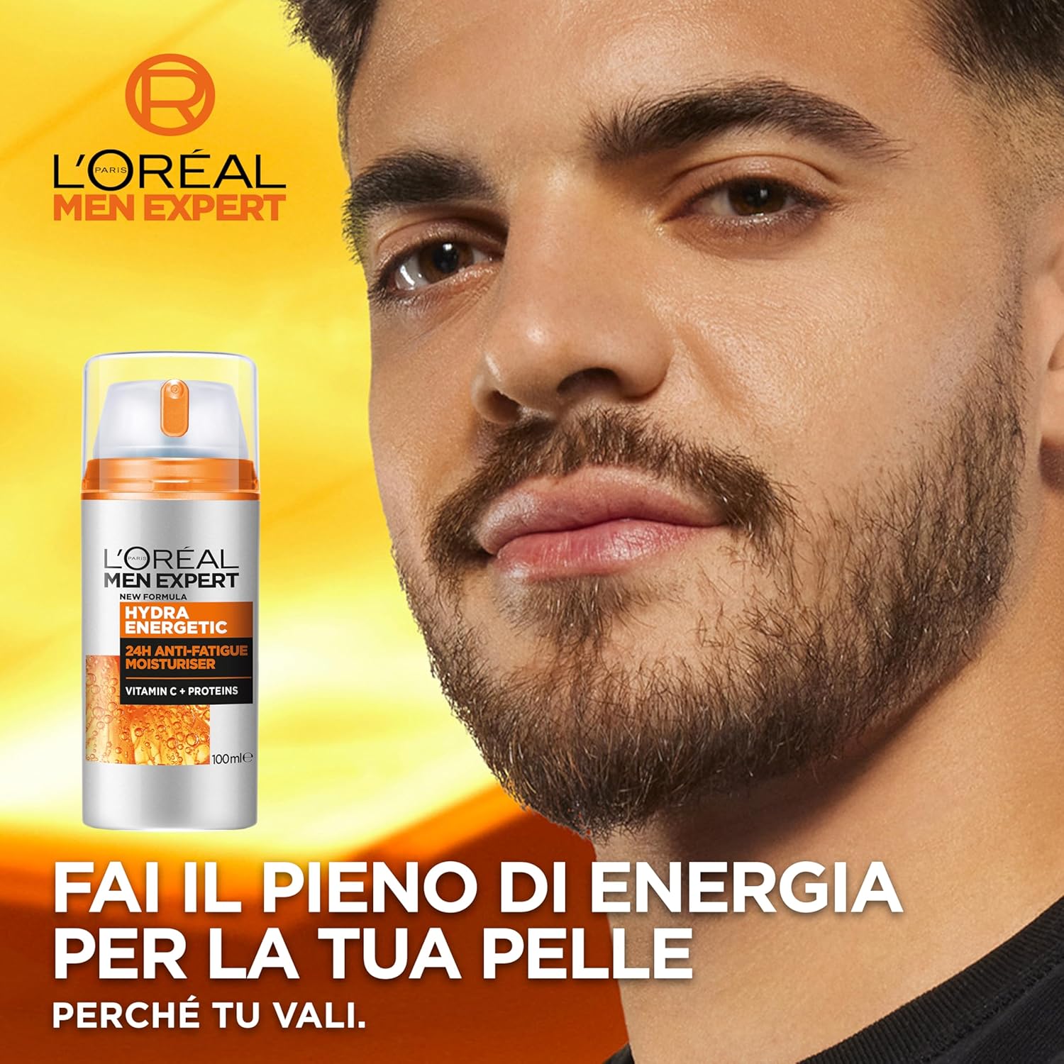 Detalle de L'Oréal Paris Men Expert Hydra Energetic Crema Idratante Anti-Fatica 100 ml