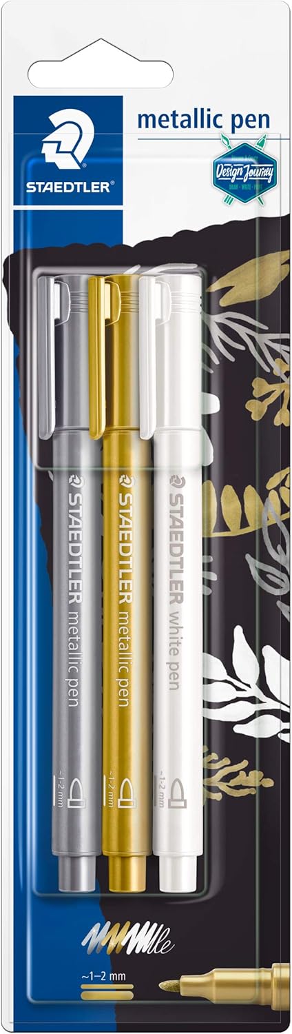Detalle de STAEDTLER 8321 TB10 Pennarelli metallizzati – astuccio da 10 colori