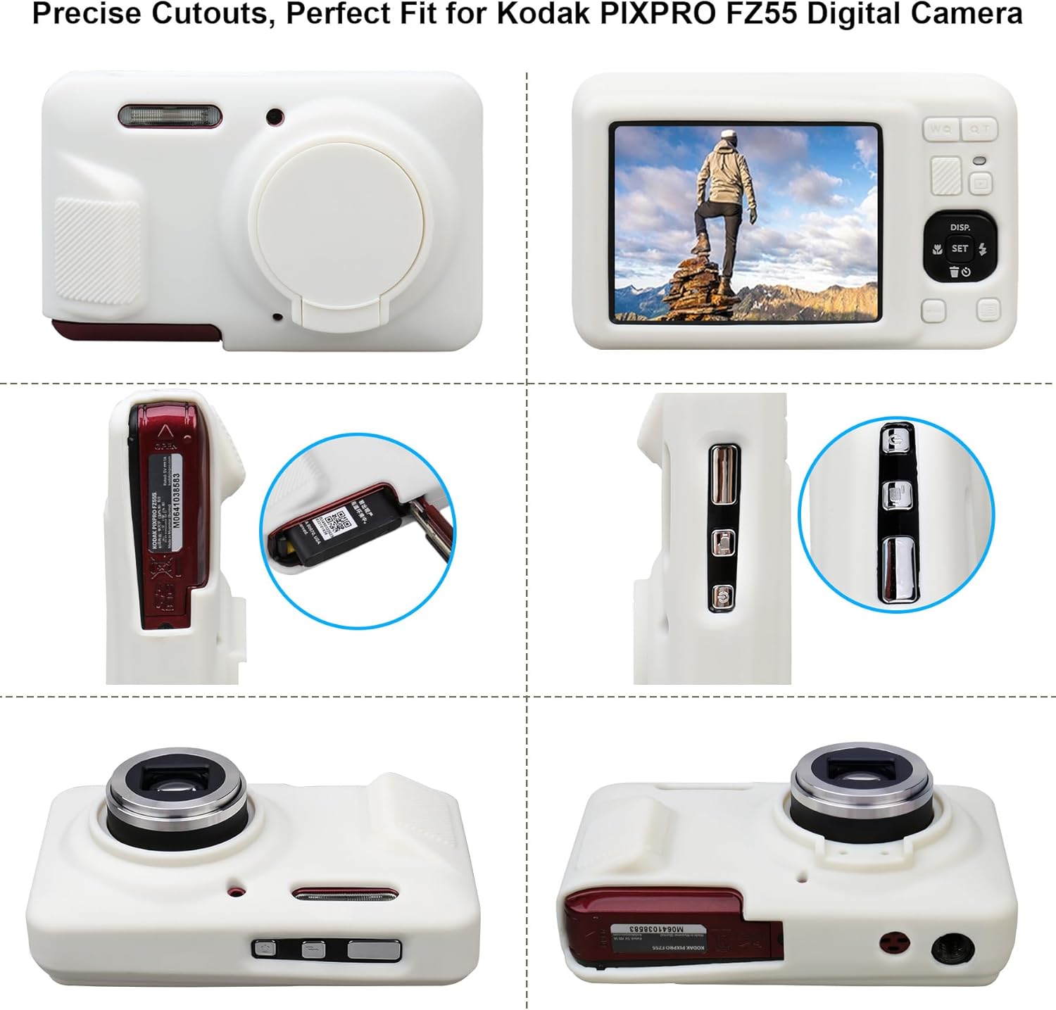 Thumbnail 3 de RAIALL Silicone Protective Case for Kodak PIXPRO FZ55