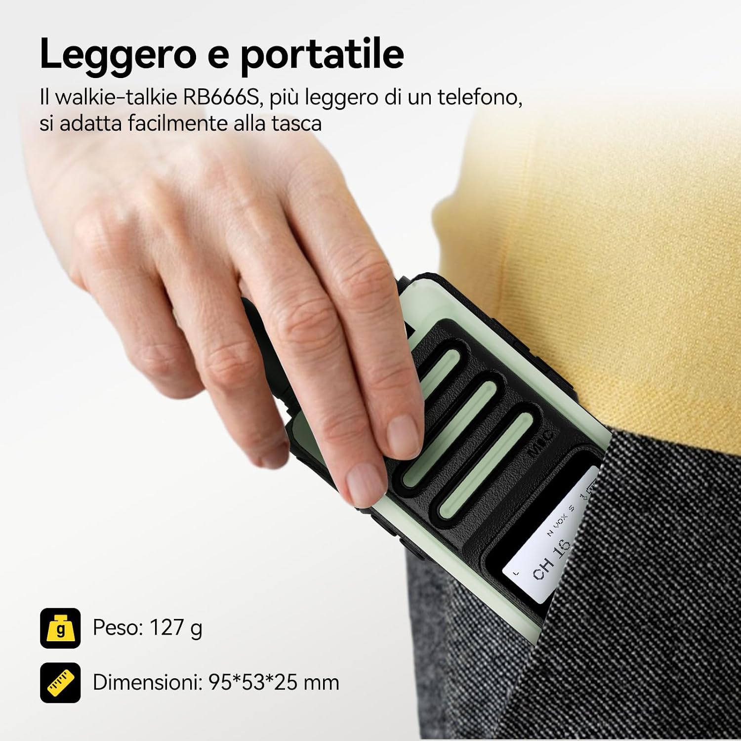 Thumbnail 3 de Retevis RB666S Walkie Talkies 3er-Pack