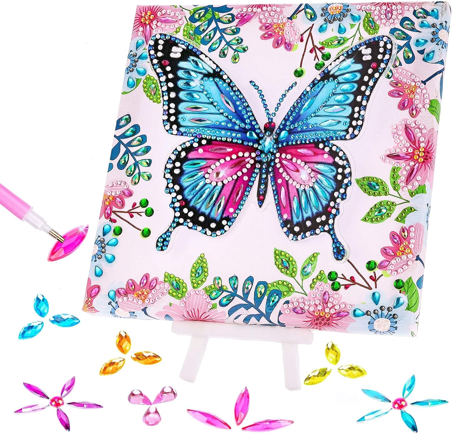Detalle de Cymbana 3D Butterfly Diamond Art Kit