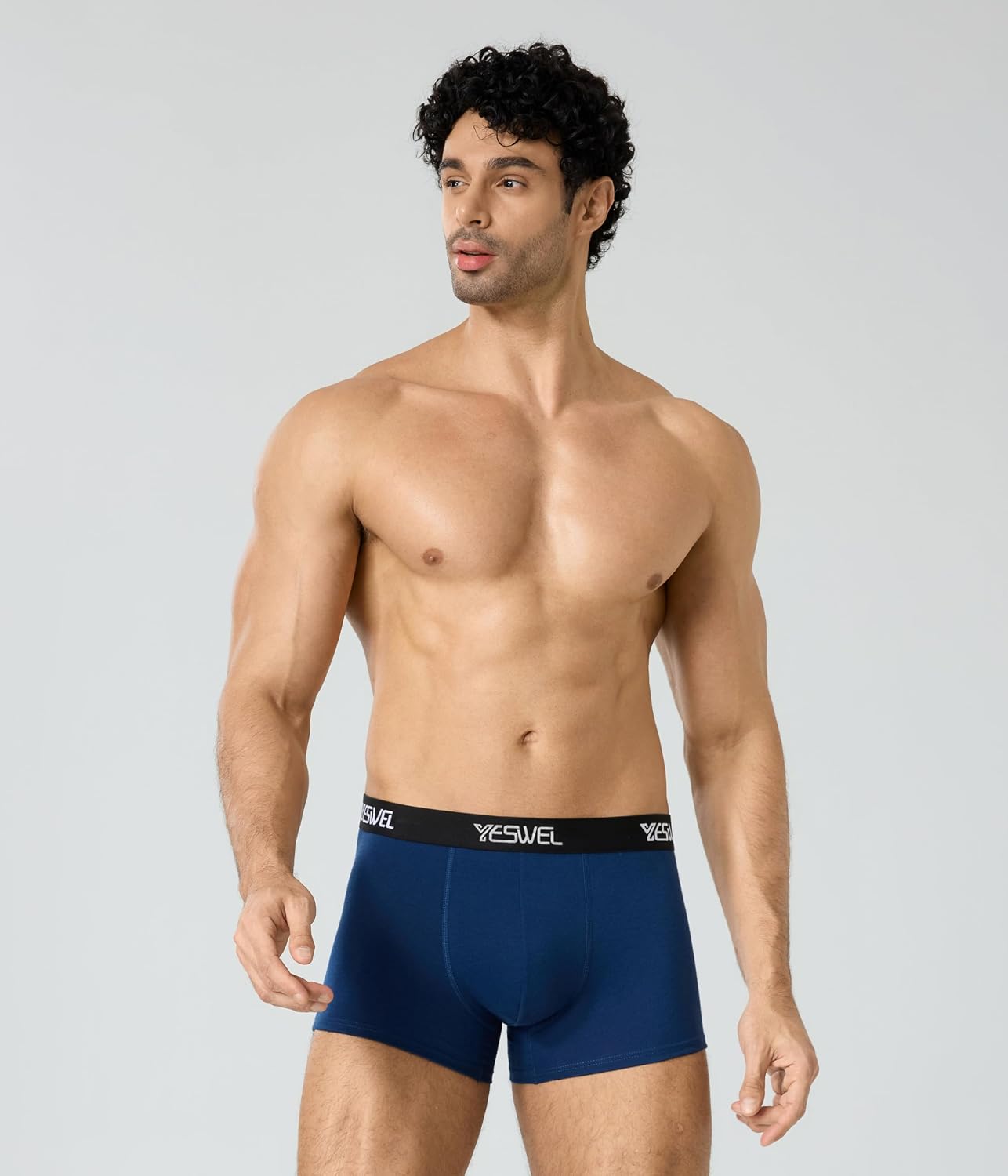 Detalle de YESWEL Boxershorts Herren 10er Pack – Baumwolle Retroshorts, elastischer Bund, kratzfrei