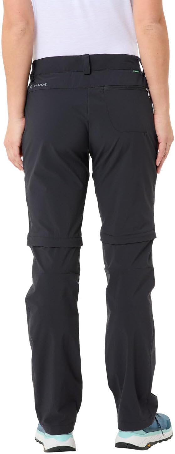 Detalle de VAUDE Damen Trekkinghose Women’s Farley Stretch Zip Pants II – mit herausnehmbaren Beinteilen