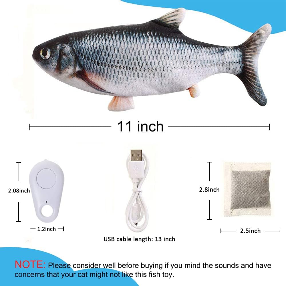 Detalle de Nepfaivy Floppy Fish cat toy 11in