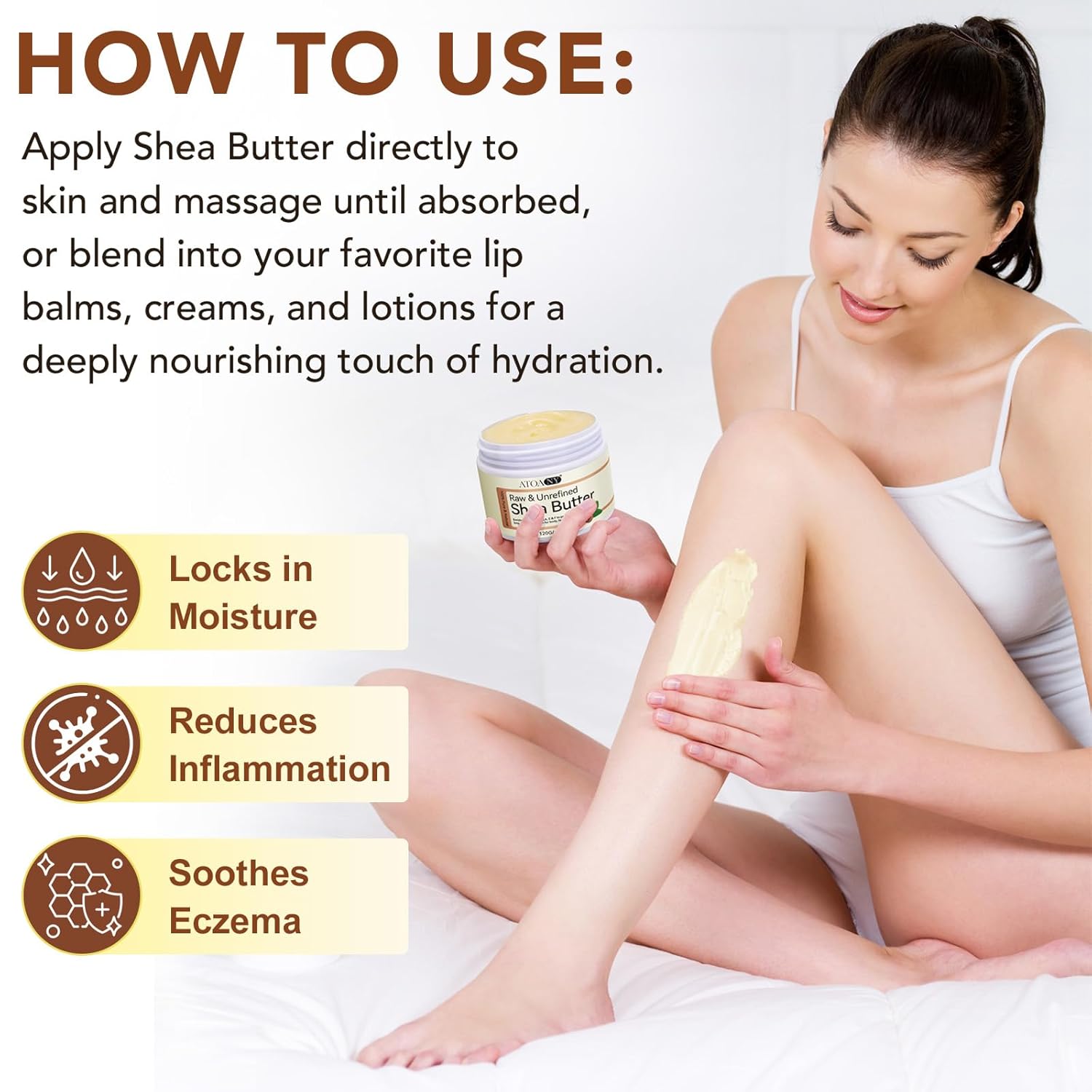 Thumbnail 6 de Organic Shea Butter – rohe unraffinierte Sheabutter mit Vitaminen A, D, E und F