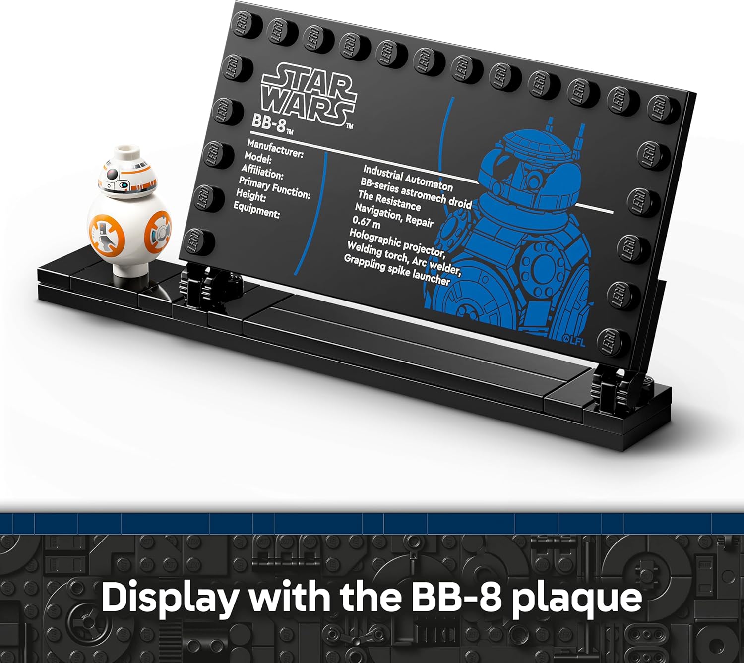 Detalle 2 de LEGO Star Wars 75452 BB-8 Astromech Droid Figure model kit