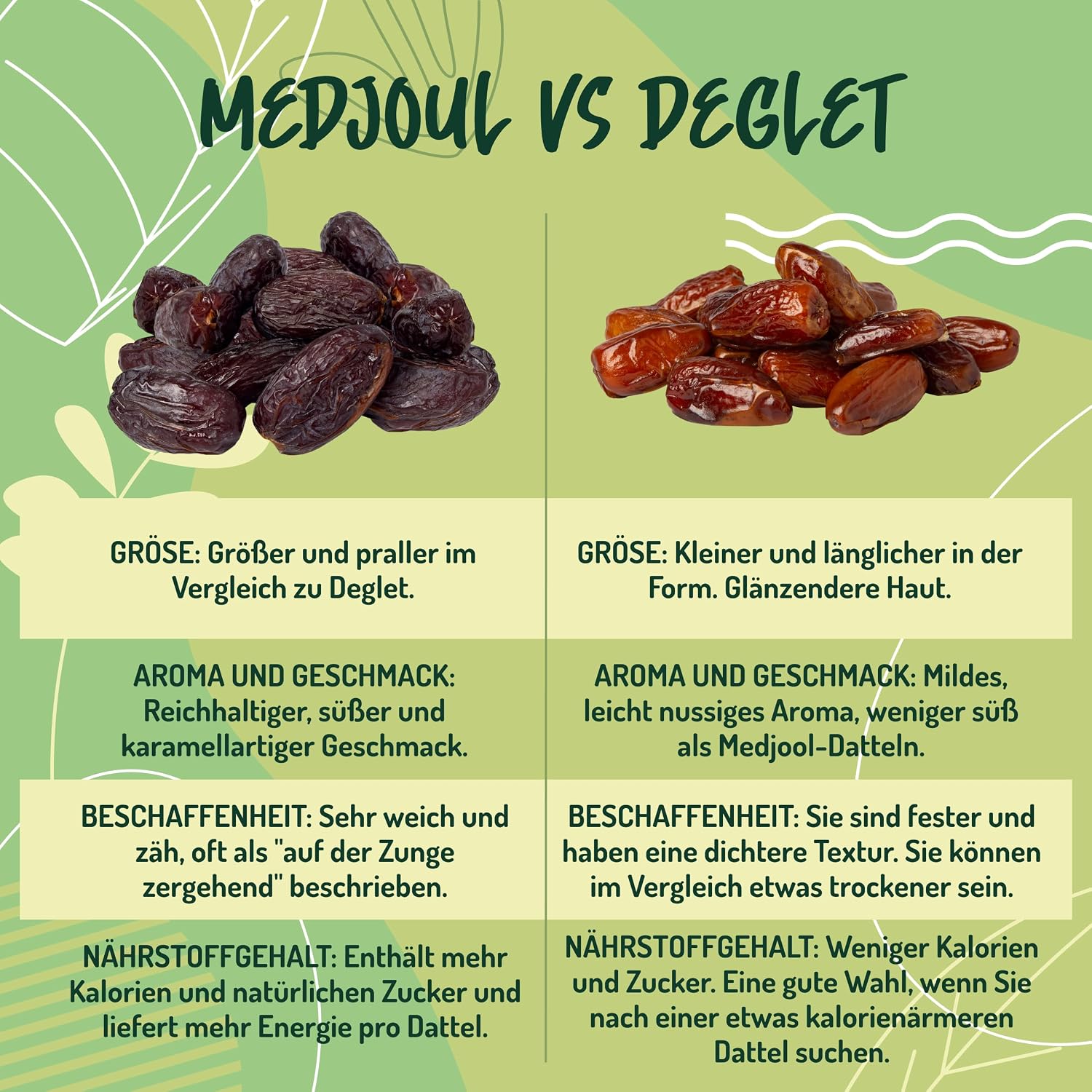 Thumbnail 5 de Medjool Datteln Bio Jumbo 500 g – Premium Qualität, Stein in der Frucht
