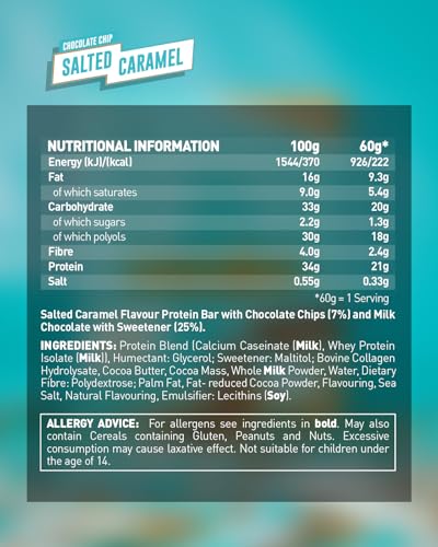 Thumbnail 8 de Grenade Chocolate Chip Salted Caramel Protein Bars, 12 x 60 g — A practical high-protein snack for busy days