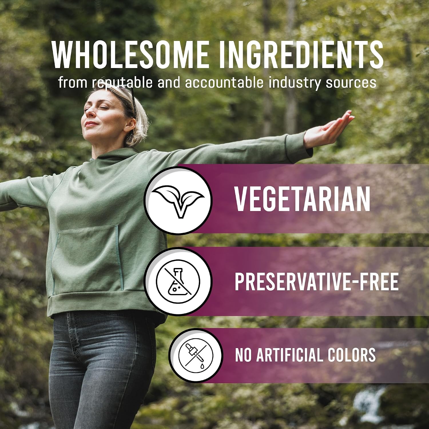 Detalle de EBYSU Resveratrol Supplement, 60 Vegan Capsules