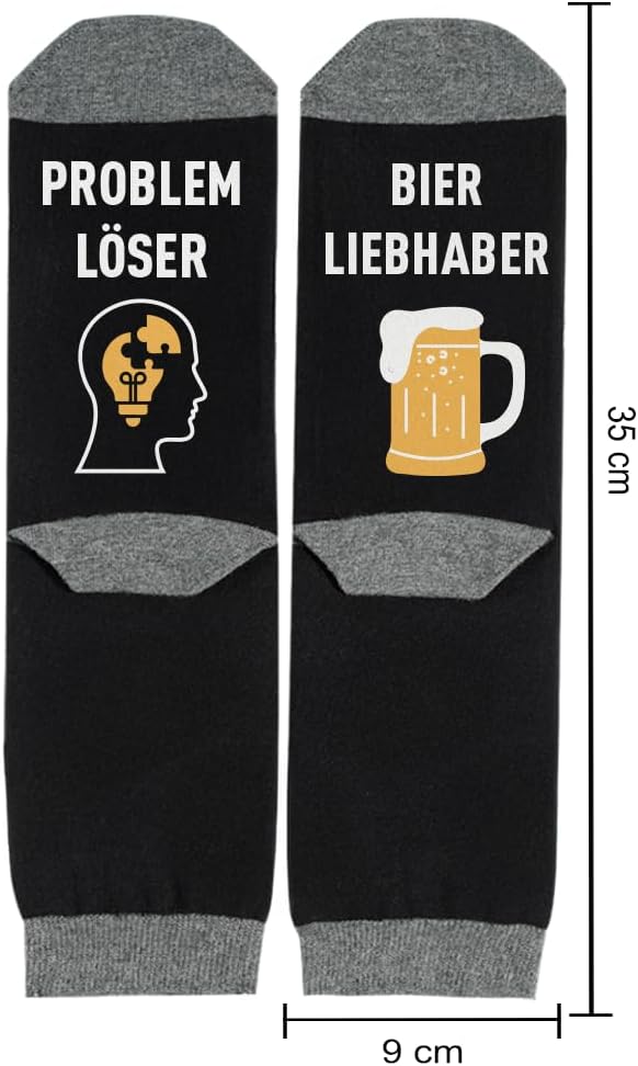 Thumbnail 3 de FLYWIND Lustige Socken – Vatertagsgeschenk für Papa, Opa und Herren, Einheitsgröße 43–46