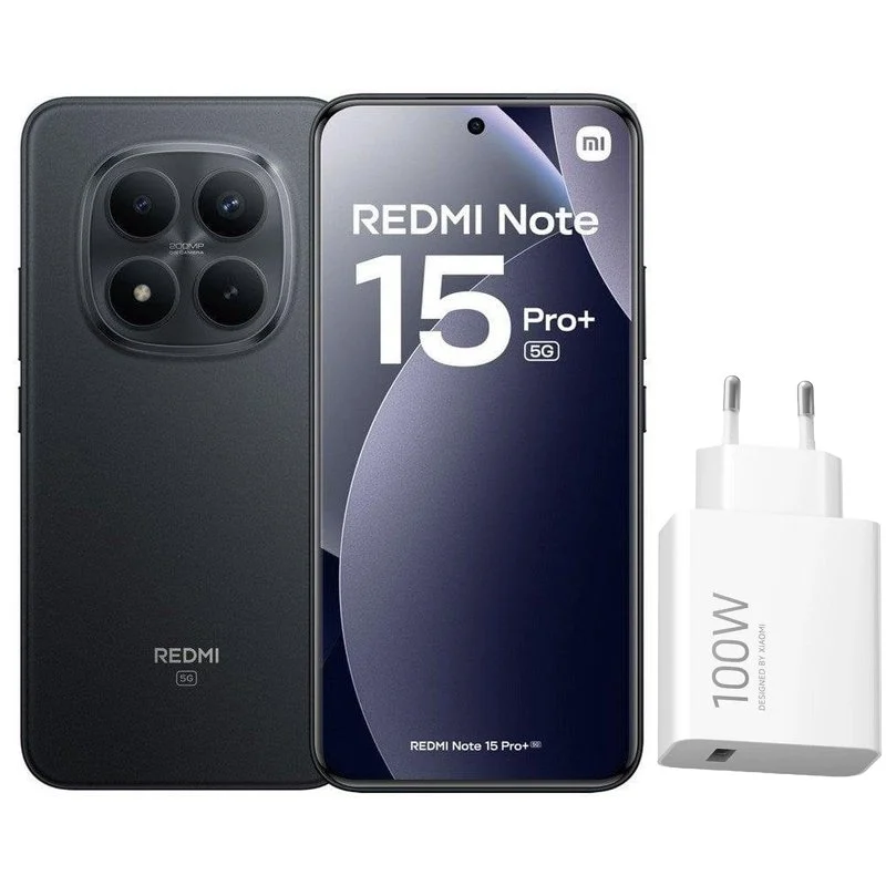 Imagen de Xiaomi Redmi Note 15 Pro Plus 5G 8GB/256GB – Negro, con Cargador 100W en OfertitasTOP