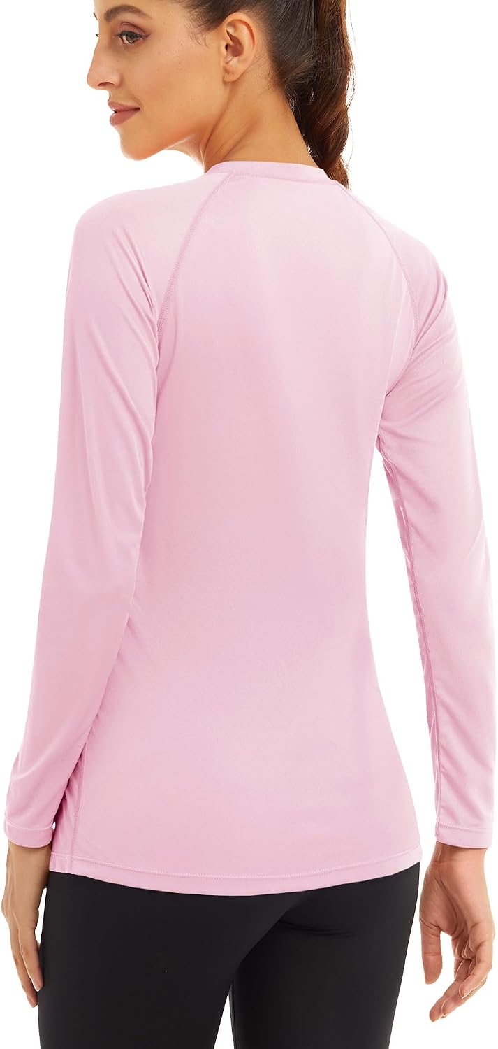 Detalle 2 de MAGCOMSEN Women’s Long Sleeve UPF 50+ Sun Protection Shirt for Hiking, Fishing, Workouts