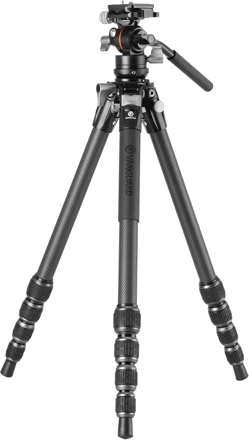 Detalle de Kompaktes Carbon-Video-Reisestativ Alta Pro 3VLT 235CV12 mit Nivellierbasis, Traglast 6 kg