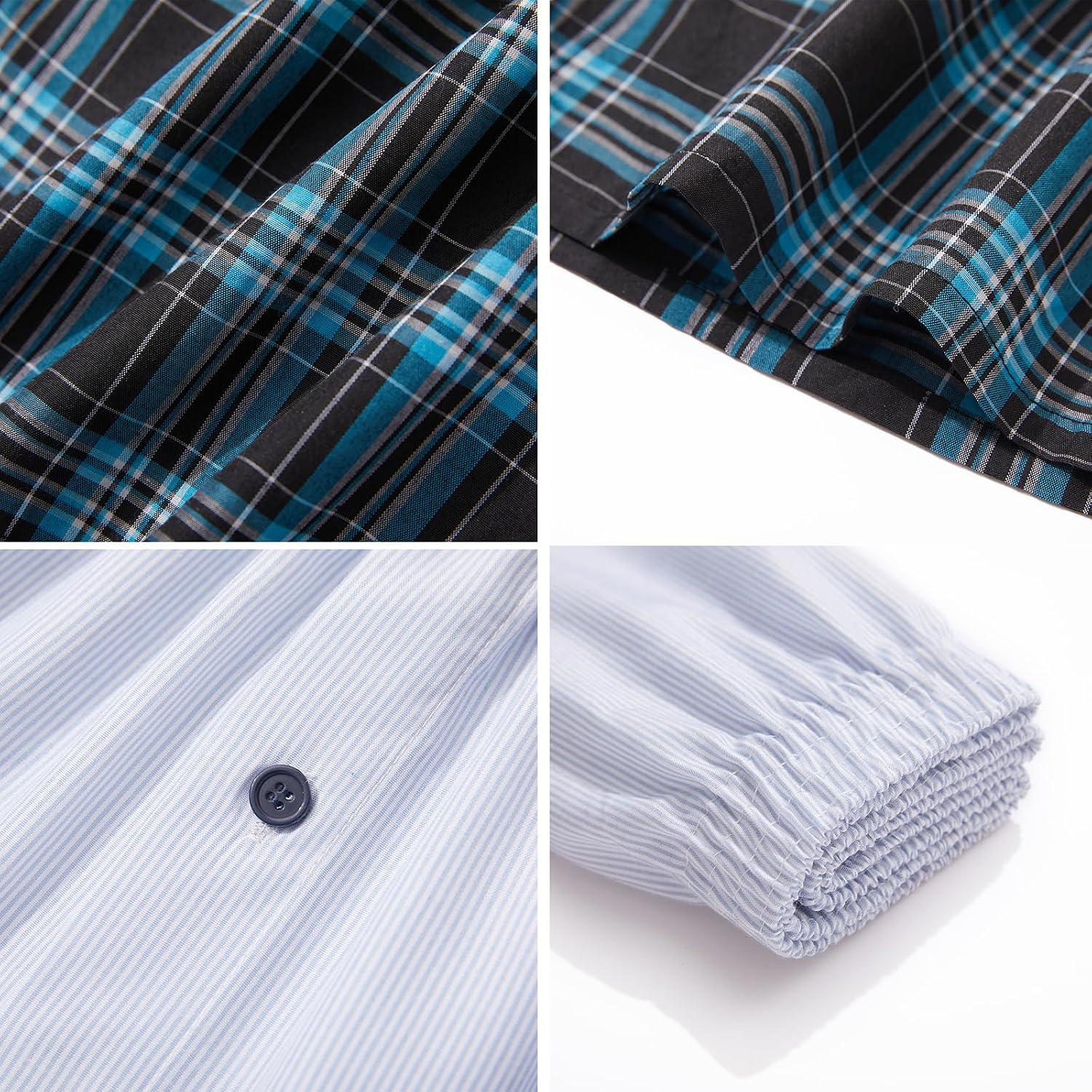Detalle de JupiterSecret Herren Boxershorts aus Baumwolle – 6er und 10er Pack, Größen S–6XL