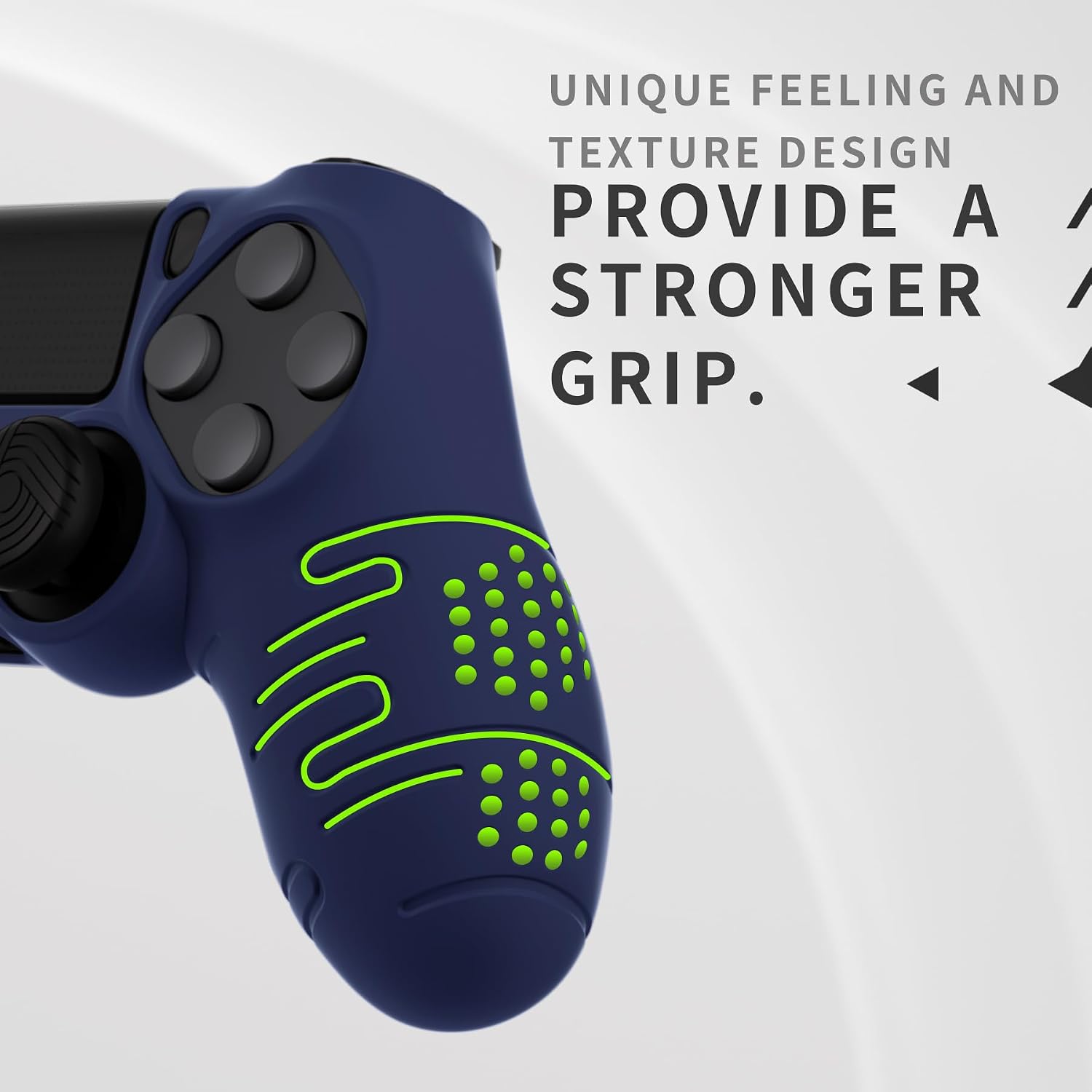 Detalle de PlayVital PS4 controller silicone skin