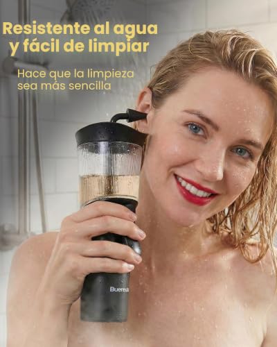 Detalle 2 de Set de removedor de cerumen Buereuta: limpiador manual de oídos con boquilla de silicona suave y tanque integrado